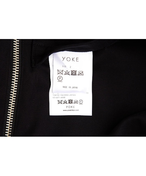 GARDEN（ガーデン）の「YOKE/ヨーク/VELVET FRONT ZIP VEST