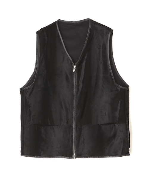 GARDEN（ガーデン）の「YOKE/ヨーク/VELVET FRONT ZIP VEST