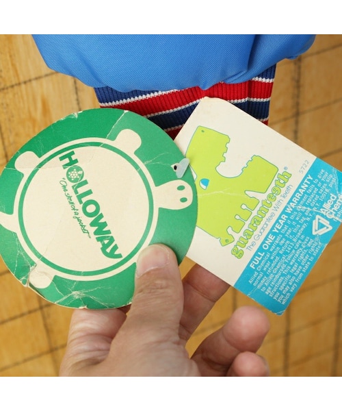 HOLLOWAY（ホロウェイ）の「デッドストック 80s 90s USA製 HOLLOWAY ナイロン スタジャン ブルー メンズL スタジアム ナイロンジャケット 未使用 刺繍 アメリカ古着（スタジャン・レディース・ブルー・L）」の3枚目の写真