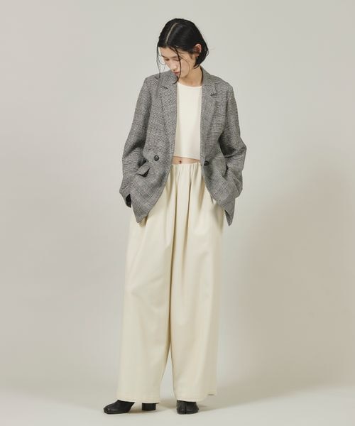 カレンソロジー　コットンツイルドロストパンツ　ネイビー Curensology（カレンソロジー）の「コットンツイルドロスト