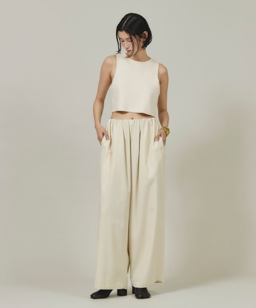 Curensology（カレンソロジー）の「コットンツイルドロストパンツ