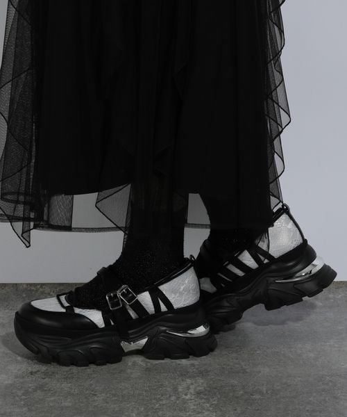 HARE レースメリージェーンシューズ Mサイズ HARE（ハレ）の「レースメリージェーンシューズ（）」 - WEAR