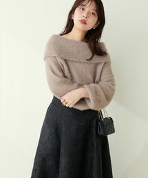 natural couture | ほわほわオフショルニットプルオーバー(ニット/セーター)