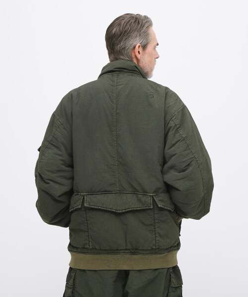 AVIREX（アヴィレックス）の「《AVIREX / F.A.T.》FADE WASH WEP JACKET / フェイドウォッシュ ウェップ ジャケット / アヴィレックス（ジャケット/アウター・グレー/オリーブ・S/M/L/XL）」の3枚目の写真