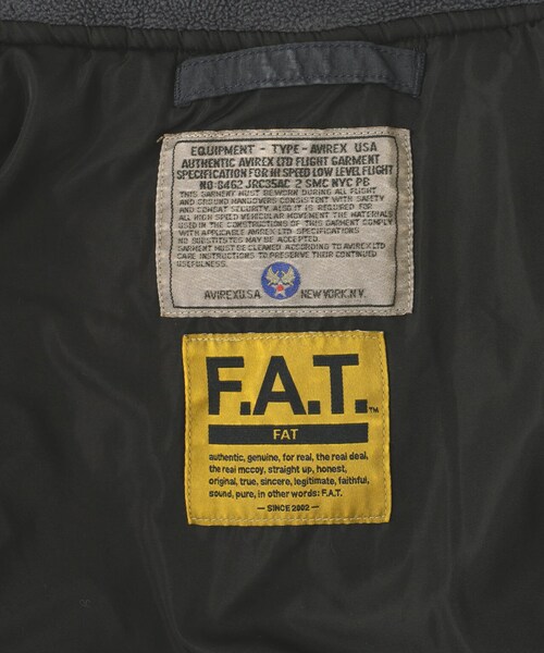 AVIREX（アヴィレックス）の「《AVIREX / F.A.T.》FADE WASH WEP JACKET / フェイドウォッシュ ウェップ ジャケット / アヴィレックス（ジャケット/アウター・グレー/オリーブ・S/M/L/XL）」の18枚目の写真