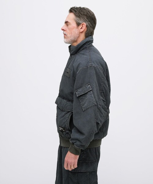 AVIREX（アヴィレックス）の「《AVIREX / F.A.T.》FADE WASH WEP JACKET / フェイドウォッシュ ウェップ ジャケット / アヴィレックス（ジャケット/アウター・グレー/オリーブ・S/M/L/XL）」の10枚目の写真