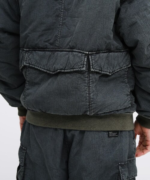 AVIREX（アヴィレックス）の「《AVIREX / F.A.T.》FADE WASH WEP JACKET / フェイドウォッシュ ウェップ ジャケット / アヴィレックス（ジャケット/アウター・グレー/オリーブ・S/M/L/XL）」の15枚目の写真