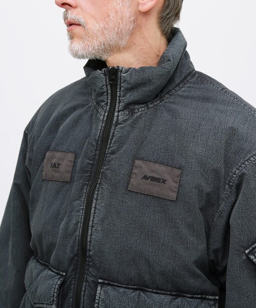 AVIREX（アヴィレックス）の「《AVIREX / F.A.T.》FADE WASH WEP JACKET / フェイドウォッシュ ウェップ ジャケット / アヴィレックス（ジャケット/アウター・グレー/オリーブ・S/M/L/XL）」の12枚目の写真