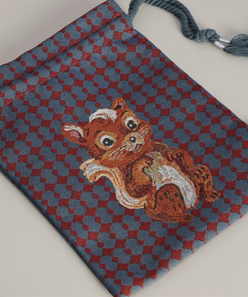 UR SELECT（ユーアールセレクト）の「Nathalie Lete 束口袋（その他・レディース・Squirrel・Squirrel）」の4枚目の写真