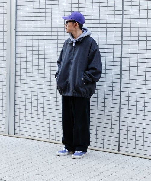 URBAN RESEARCH（アーバンリサーチ）の「Wide Dad　Dad TWEED BLOUSON（ブルゾン・メンズ・D NAVY・1/2）」の8枚目の写真