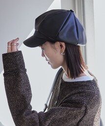 mystic | フェイクレザーキャスケット(キャスケット)