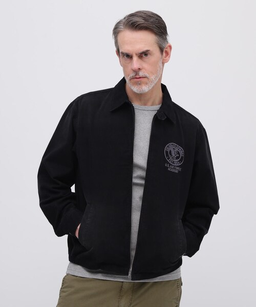AVIREX(アヴィレックス)の「FADE USAF ACADEMY JACKET / フェイド USAF アカデミー ジャケット / AVIREX / アヴィレックス(ジャケット/アウター・ブラック/ライトピンク/ネイビー/カーキ・M/L/XL/2XL)」の11枚目の写真