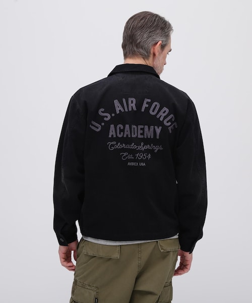 AVIREX(アヴィレックス)の「FADE USAF ACADEMY JACKET / フェイド USAF アカデミー ジャケット / AVIREX / アヴィレックス(ジャケット/アウター・ブラック/ライトピンク/ネイビー/カーキ・M/L/XL/2XL)」の2枚目の写真