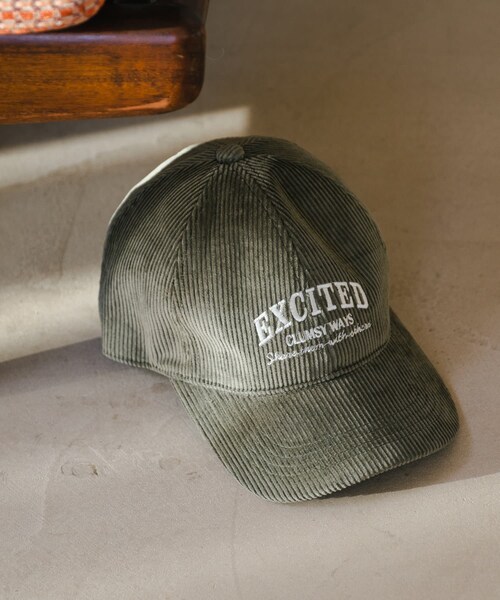 Kastane（カスタネ）の「【12.13(金)0:00発売】コーデュロイキャップ（キャップ・レディース・ベージュ/カーキ/ネイビー・F）」の2枚目の写真