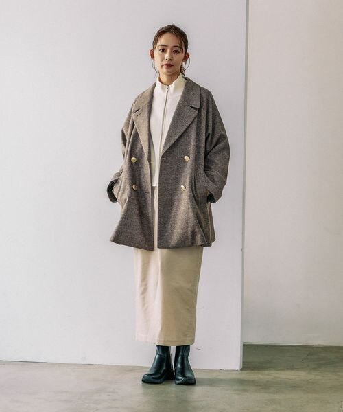 GLOBAL WORK（グローバルワーク）の「軽やかストレッチ衿2WAY
