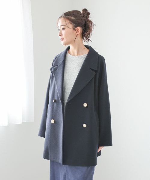グローバルワーク　軽やかストレッチ衿2wayコート 楽天市場】【SALE／10%OFF】軽やかストレッチ衿2WAYコート
