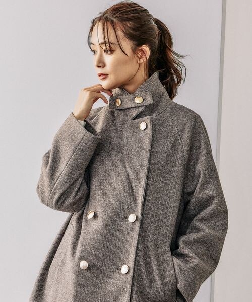 GLOBAL WORK 軽やかストレッチ衿2WAYコート/ブラウン(M) 楽天市場】【SALE／10%OFF】軽やかストレッチ衿2WAYコート