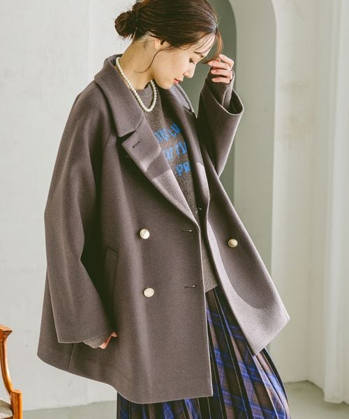 GLOBAL WORK（グローバルワーク）の「軽やかストレッチ衿2WAY