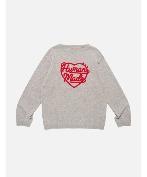 HUMAN MADE HEART KNIT SWEATER ヒューマンメイド HUMAN MADE ANIMAL HALF-ZIP KNIT SWEATER – HUMAN MADE Inc.