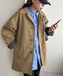 DISCOAT | 【SS先行予約】フェイクスエードショートコート《ユニセックス》(ジャケット/アウター)