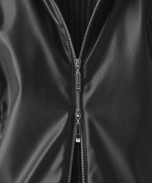 HARE（ハレ）の「レザーコンパクトフードブルゾン（）」 - WEAR
