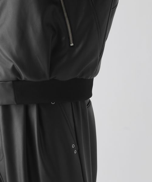 HARE（ハレ）の「レザーコンパクトフードブルゾン（）」 - WEAR