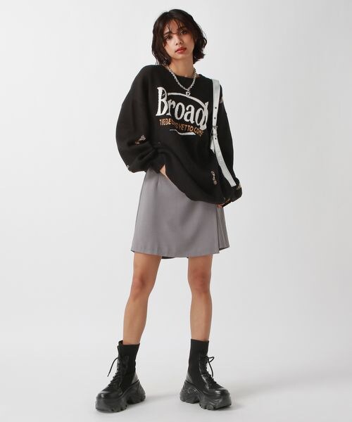 PAGEBOY（ページボーイ）の「ラメラップショートパンツ（パンツ・ブラック09/グレー12・F）」の10枚目の写真