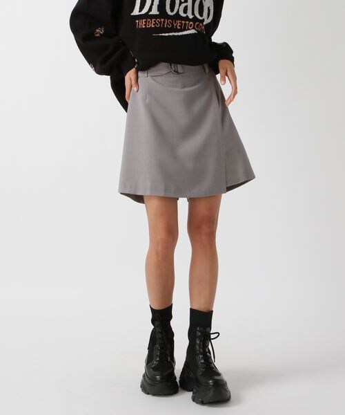 PAGEBOY（ページボーイ）の「ラメラップショートパンツ（パンツ・ブラック09/グレー12・F）」の12枚目の写真