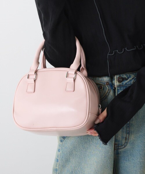 CIAOPANIC TYPY(チャオパニックティピー)の「【ペットボトル収納可能】台形型ボストンBAG(バッグ・レディース・ピンク/シルバー/ブラック・ONE)」の1枚目の写真