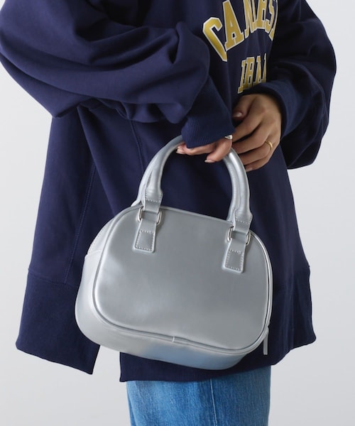CIAOPANIC TYPY(チャオパニックティピー)の「【ペットボトル収納可能】台形型ボストンBAG(バッグ・レディース・ピンク/シルバー/ブラック・ONE)」の3枚目の写真