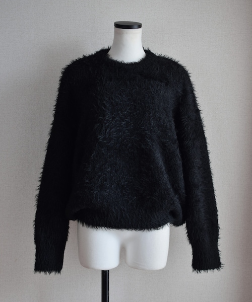 Marient(マリエント)の「シャギークルーネックKT(ニット/セーター・レディース・ホワイト/グレー/ブラック・FREE)」の2枚目の写真