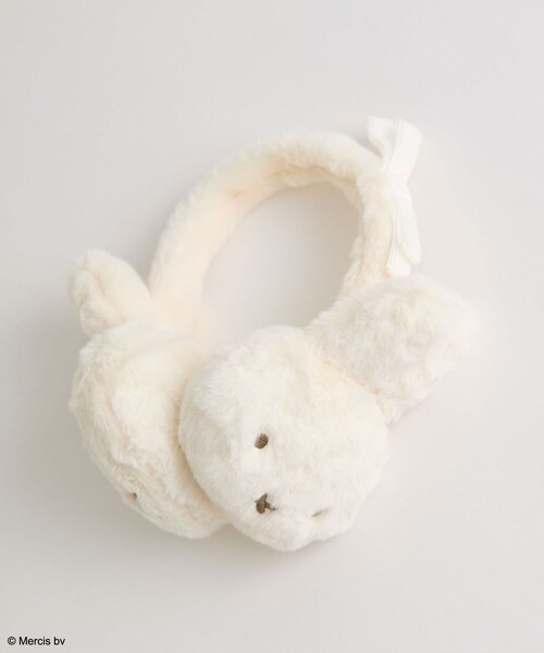 OLIVE des OLIVE（オリーブデオリーブ）の「miffyイヤマフ（ファッション雑貨・レディース・ブラウン/オフホワイト・FREE）」の2枚目の写真