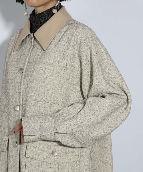 HARE（ハレ）の「エリフェイクレザーワークブルゾン（）」 - WEAR