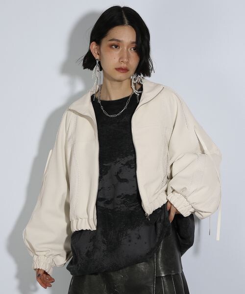 HARE（ハレ）の「メッシュレイヤースタンドブルゾン（）」 - WEAR