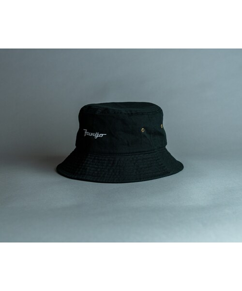 FUNGO TOKYO（ファンゴトウキョウ）の「オリジナルロゴフロント刺繍バケットハット（ハット・レディース・ブラック・one）」の2枚目の写真