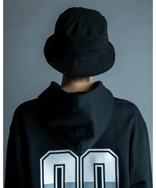 FUNGO TOKYO（ファンゴトウキョウ）の「オリジナルロゴフロント刺繍バケットハット（ハット・レディース・ブラック・one）」の4枚目の写真