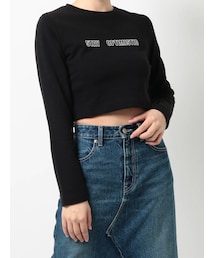 EVRIS | コンパクトプリントTシャツ(Tシャツ/カットソー)