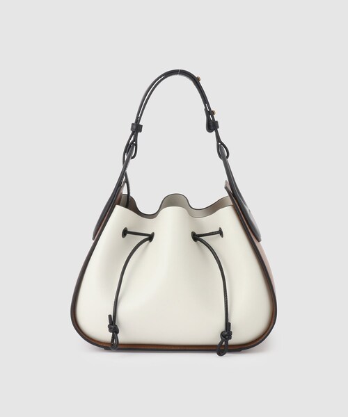 ROPE'(ロペ)の「【一部店舗限定】Amelie Bag (アメリ バッグ)(ハンドバッグ・レディース・キャメル/ブラック/オフホワイト/ネイビー系/ベージュ系/サックス/ワイン/キナリ系/ベージュ/ライトグリーン・F)」の1枚目の写真