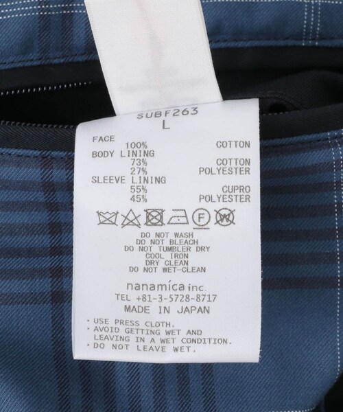 EKAL（エカル）の「nanamica　GORE-TEX Balmacaan Coat（ステンカラーコート・メンズ・N・S/M/L）」の14枚目の写真