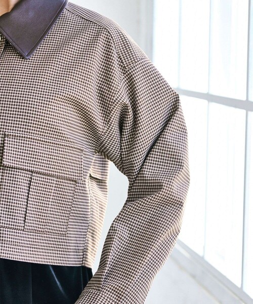 VIS（ビス）の「ショートカバーオールジャケット（カバーオール・レディース・ブラウン系/ベージュ・F）」の21枚目の写真