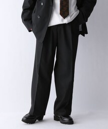 RAGEBLUE（レイジブルー）の「＜先行予約＞センタープレス/ディープタックワイドスラックス（フォーマルスーツ/小物）」