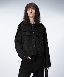 JNBY | Vintage Tweed Quilted Down Jacket(ダウンジャケット/コート)