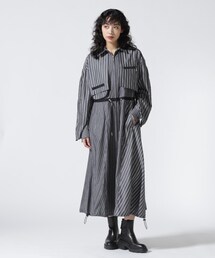 B'2nd | AULA AILA（アウラ アイラ）別注ウエストドロストリングシャツワンピース(ワンピース/ドレス)