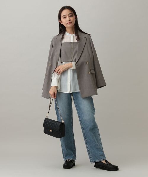 GLOBAL WORK（グローバルワーク）の「MATINEE LINE/リボン付きペプラム
