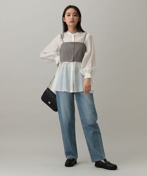 GLOBAL WORK（グローバルワーク）の「MATINEE LINE/リボン付き