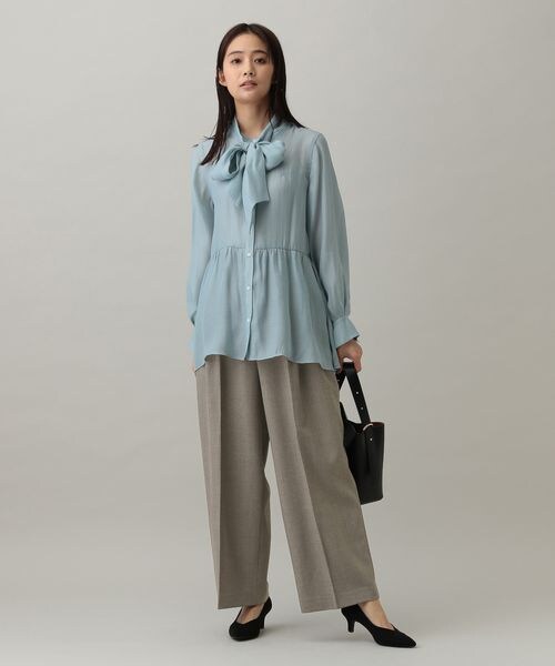 GLOBAL WORK（グローバルワーク）の「MATINEE LINE/リボン付きペプラム