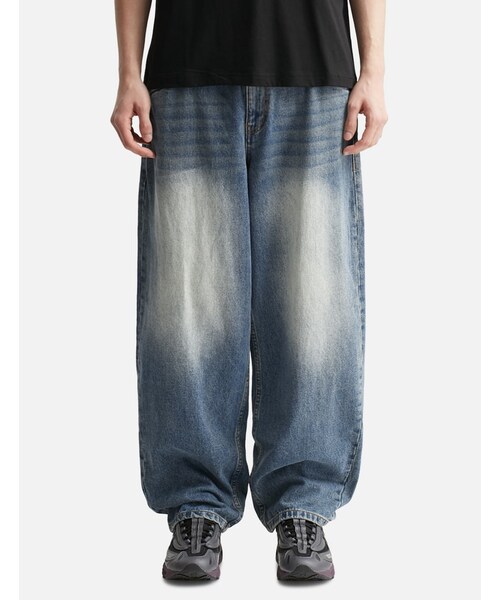 Dime ダイム BAGGY DENIM PANTS BLACK WASHED