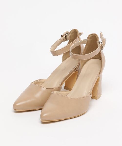 Andemiu（アンデミュウ）の「セパレートヒールパンプス（シューズ・アイボリー(08)/ブラック(09)/ベージュ(52)・S(22.0~22.5)WEB限定/M(23.0~23.5)/L(24.0~24.5)）」の10枚目の写真