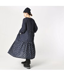 45R（フォーティファイブアール）の「ふわふわ二重織ドットプリントの