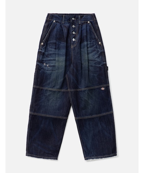 Double Knee Denim Pants